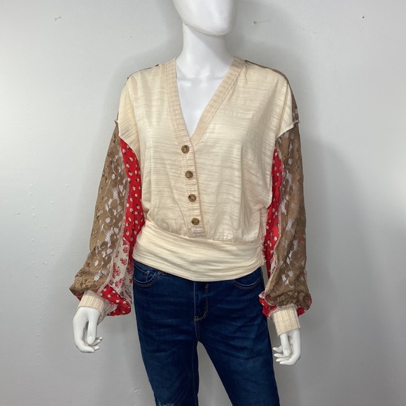 Umgee NWT beautiful boho women’s‎ blouse - Picture 1 of 13